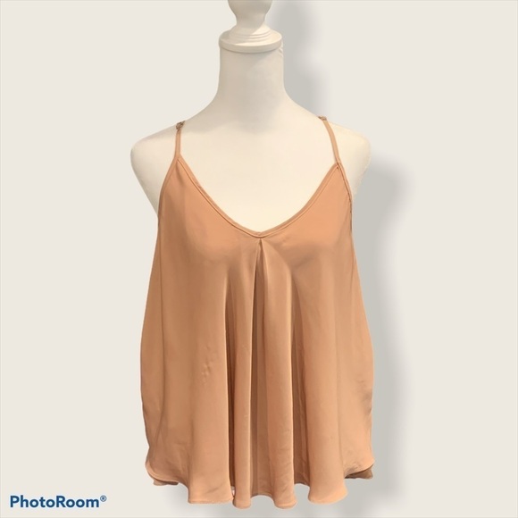 Mod Ref Size Large Dusty Pink Flowy Top - Picture 1 of 6